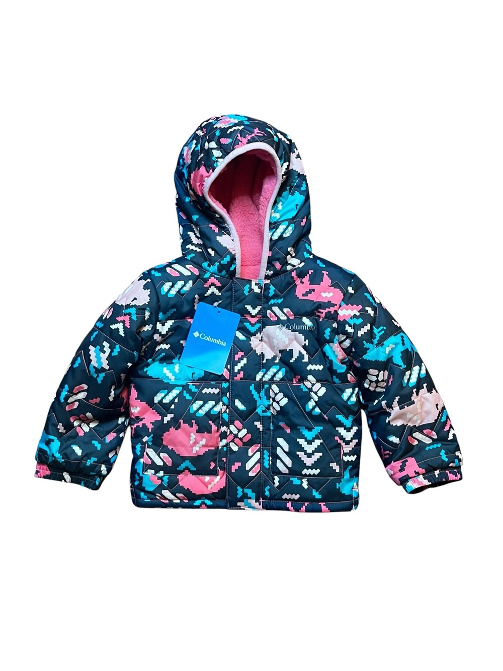 Columbia Toddler Girls 2T Little Mountains Reversible Jacket NWT